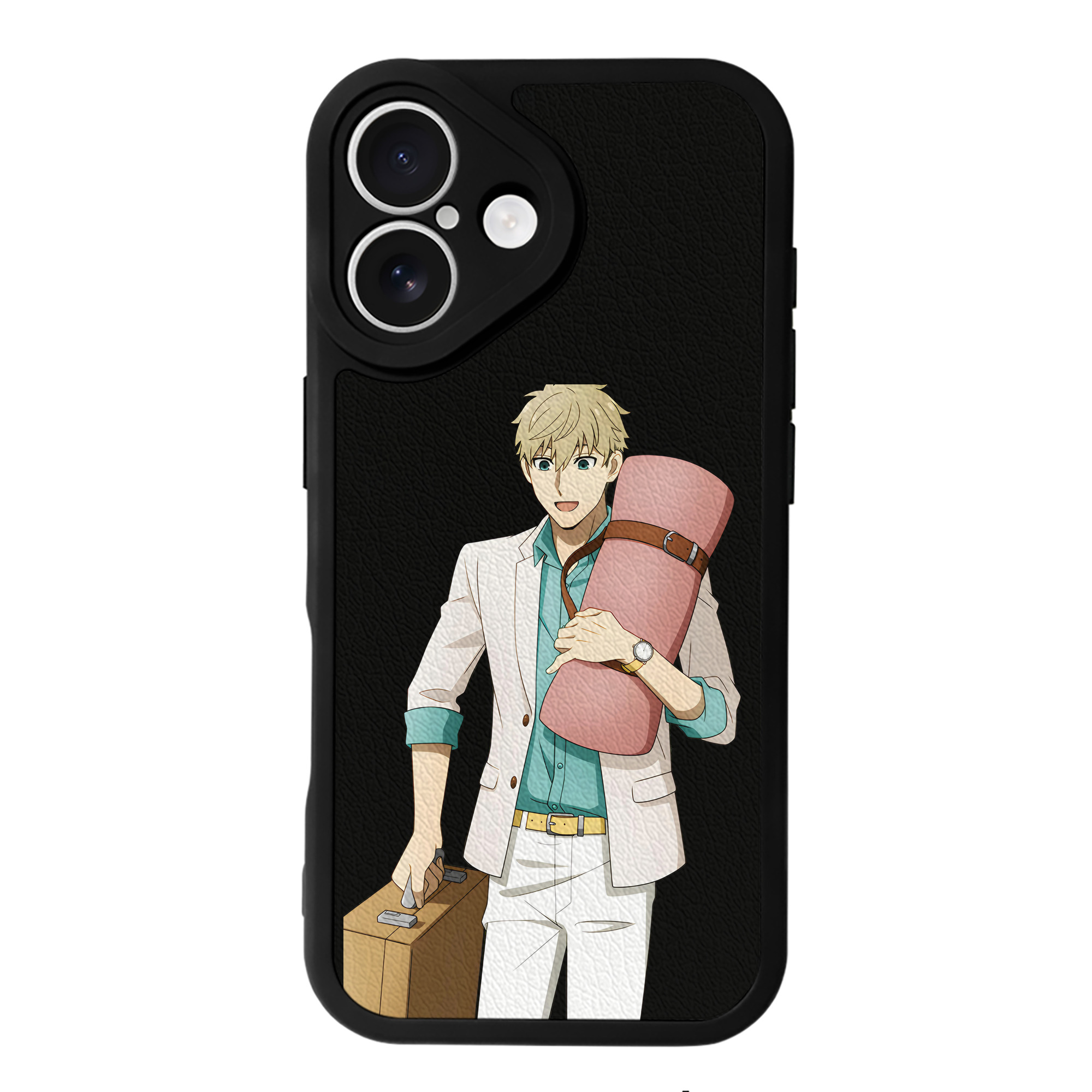 （画像用） SPY×FAMILY间谍家家酒 【iPhone 16シリーズ対応】シリコンスマホケース（レザー調） 材質：シリコン